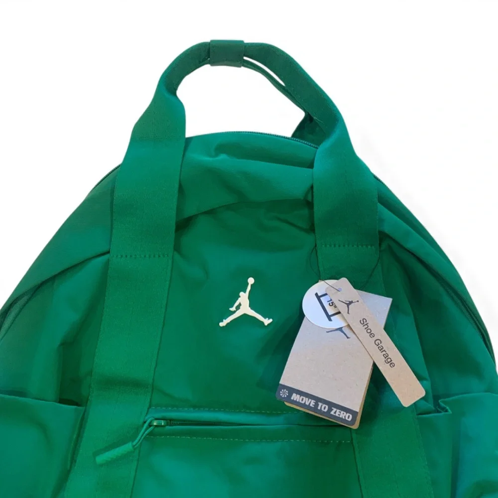 Nike Jordan L28 Alpha Pine Green Shoe Garage Backpack Unisex Gym School NWT